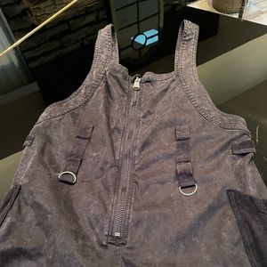 FP Movement Black Stone Wash Jumpsuit Jumper Romper Overalls. Never Worn